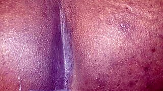 Angry Black Wife Tapes Husband's Ass Open