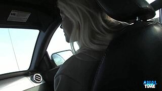 Horny blonde Shay Golden sucking cock before anal pounding?