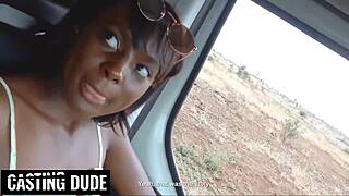 I love sucking big white cocks as a cute african college queen