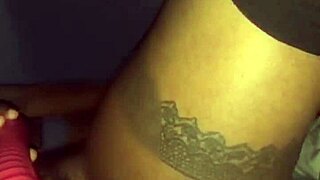 Ebony milf strips teasingly and deepthroats big black cock in preview