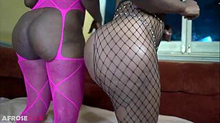Thoses 2 Big Black Booties Are Really Fantastic To Worship