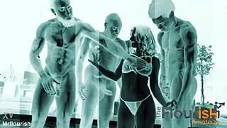 Hot Wife Bellav's Intense Bbc Gangbang