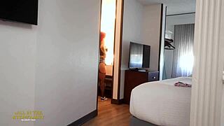 I watch my big titty goth latina step sister suck cock like a pro