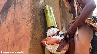 village warrior does something stronger