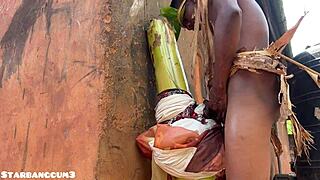 village warrior does something stronger