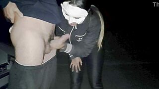 Street Sex Pro Handles Intense Anal Creampie and Assfucking