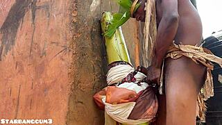 village warrior does something stronger