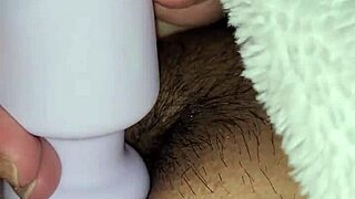 amateur latina housewife plays with toy on wet pussy ending