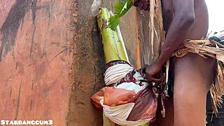 village warrior does something stronger