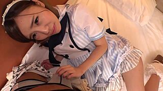 Cute Japanese School Girl Cosplayer Secret Video 4