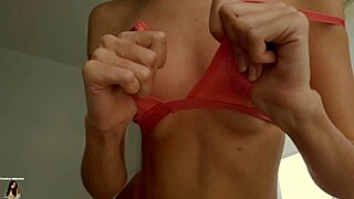 Sexy Lingerie Try On With Candice In Homemade Video