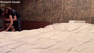 Emu Yumi Delivers Intense Blowjob In Hotel!