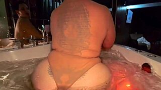 A mermaid milf gives blowjob underwater and offers big ass for anal fuck