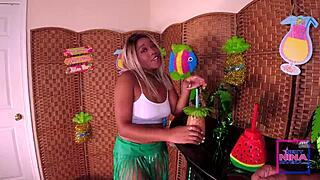 Nina rivera sucks don whoe's dick sloppy and deep in amateur pov