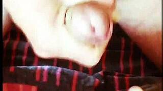 milf passionately swallows a hot cum load