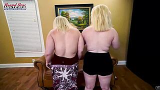 Watch cute mature emily teach busty coed faith's hope to suck and milk that cock!