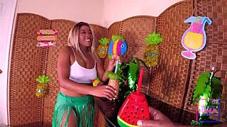 Nina rivera sucks don whoe's dick sloppy and deep in amateur pov