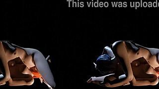 Vreal 18k hot and cold lesbian 69 - romantic mutual oral sex featuring blue hair evelyn parker and redhead leliana dragon age - render cgi 3d!