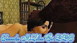 Samantha Mclellan Invited Black Man Over To Her House And Start Fucking On The Couch In Her Living Room And Bathroom