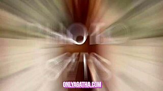 Does Agatha Vega ride that fat white cock?