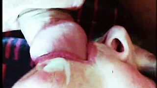 milf passionately swallows a hot cum load