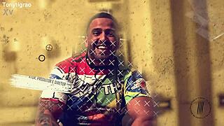 in the trailer, big gang fucks hard in various positions