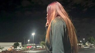 Italian Milf Artemisia Love Outdoor Smoking Fetish Late At Night In Los Angeles Long Hair Fetish
