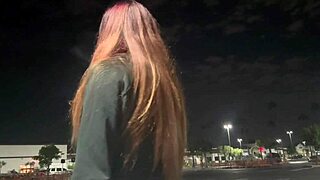 Italian Milf Artemisia Love Outdoor Smoking Fetish Late At Night In Los Angeles Long Hair Fetish