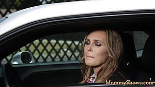 busty milf enjoys dildoing with horny stepdaughters