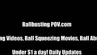 How much ball pressure can you handle in femdom?