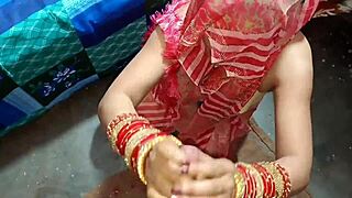 Indian bride struggles with thick dick in anal creampie, fearing ass will tear during dirty talk