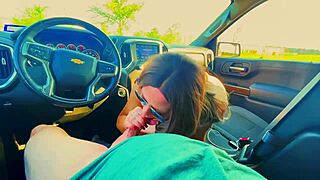 Feeling Passion as Big Tits MILF Tasty Texas Sucks Cock