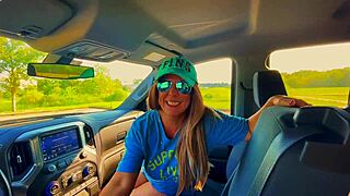 Feeling Passion as Big Tits MILF Tasty Texas Sucks Cock