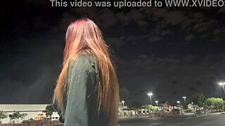 Italian Milf Artemisia Love Outdoor Smoking Fetish Late At Night In Los Angeles Long Hair Fetish