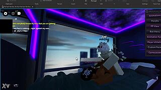 Giving a submissive roblox slut backshots until she finishes 😏