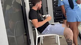 freeuse stepmom gets cum from stepson and friends