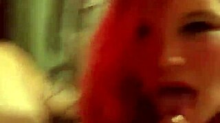 Detailed Blowjob Scene With A Tattooed Punk BBW Deepthroating A Monster Cock.