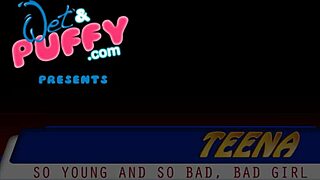 Teena Ramming A Rod In To Her Pussy