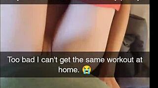 Cheating Amateur Yoga Milf Fucks Fitness Instructor On Snapchat Cucked And Creampied