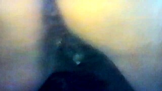 four fingers and a bottle of two in hairy homemade fingering