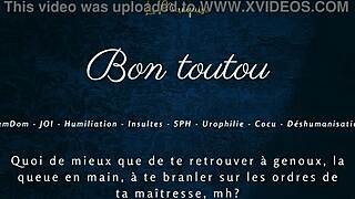 bon toutou - french audio porn joi femdom