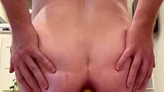 Anal Gaping From Training Cone Dildo Taylor11951