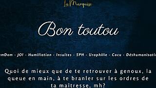 bon toutou - french audio porn joi femdom