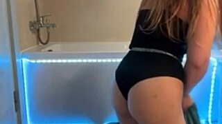 Masturbating While Stepbrother Plays Computer Game!