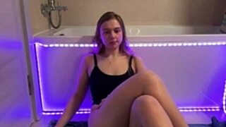 Masturbating While Stepbrother Plays Computer Game!