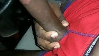 Feeling The Passion In This Sloppy Ebony Deepthroat Blowjob