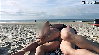 public anal creampie with big cock while people watch close up