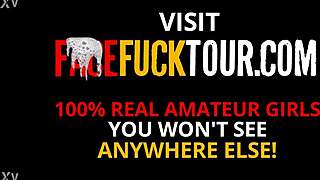 Busty latina neighbor gets deepthroat fucked