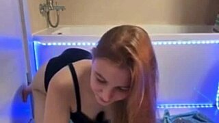 Masturbating While Stepbrother Plays Computer Game!