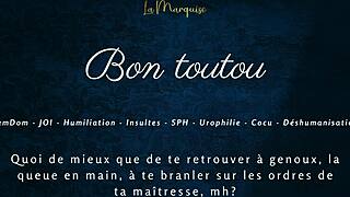 bon toutou - french audio porn joi femdom